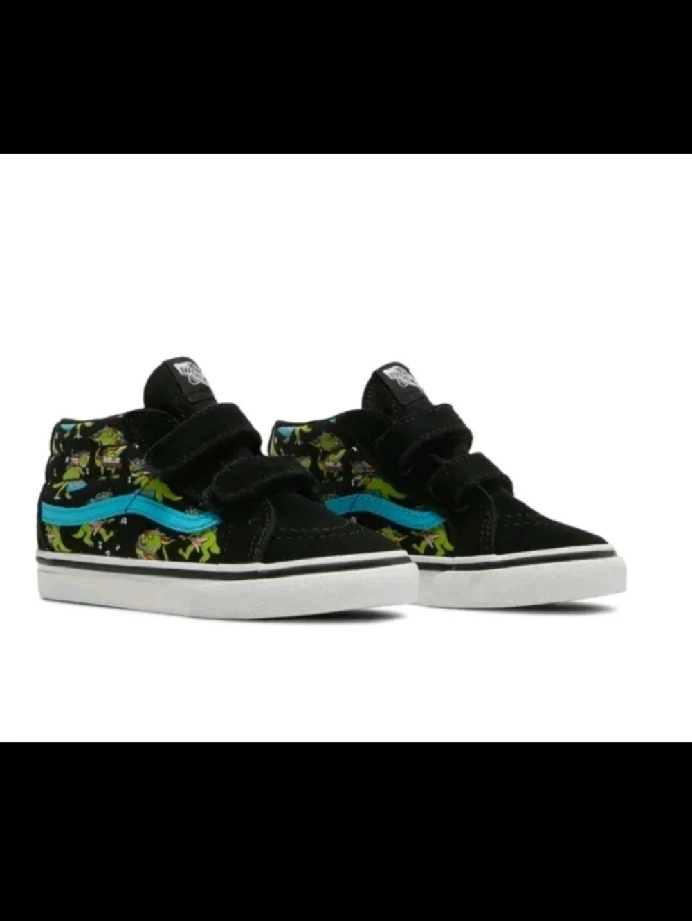 Vans Sk8-Mid Reissue V Toddler 'Glow Uni Rex Dinosaur Shoe 5